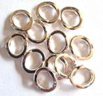 Zwaar verzilverde kralen waar een kraal tussen kan 15x12 mm, Verzenden, Nieuw, Overige typen