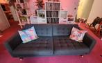 Ikea Landskrona 3-zits bank + voetenbank, Huis en Inrichting, Ophalen, Driepersoons, 75 tot 100 cm, Zo goed als nieuw
