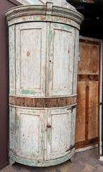 Antieke Franse hoekkast - Provence stijl, Antiek en Kunst, Curiosa en Brocante, Ophalen