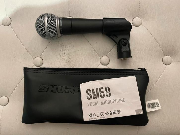 Shure SM58, Muziek en Instrumenten, Microfoons, Zo goed als nieuw, Zangmicrofoon, Ophalen of Verzenden