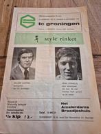 FC GRONINGEN  - FC HAARLEM, Ophalen of Verzenden, Overige binnenlandse clubs