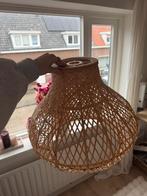 Rotan hanglamp Kwantum, Ophalen, 25 tot 50 cm, Beige, Rond