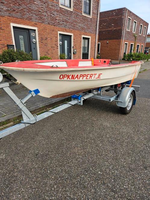 Opknappertje zoekt nieuwe eigenaar. 150,-, Watersport en Boten, Roeiboten, Zo goed als nieuw, Aluminium, Ophalen