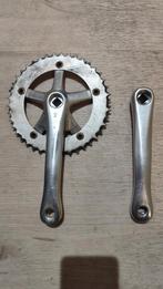 Sugino RD2 Messenger Crankstel, Fietsen en Brommers, Crankstel of Pedalen, Gebruikt, Sugino, Racefiets
