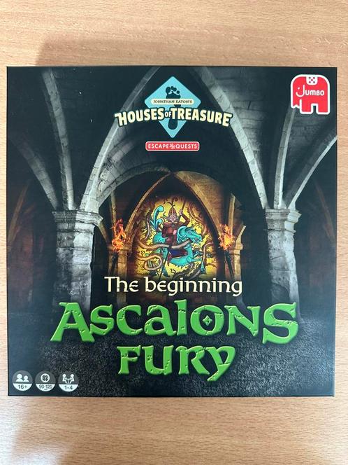 Escape Quest The Beginning: Ascalon's Fury, Hobby en Vrije tijd, Gezelschapsspellen | Bordspellen, Zo goed als nieuw, Een of twee spelers