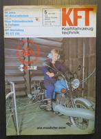 KFT Kraftfahrzeug Technik Mai / 5 / 1982 (DDR - MZ), Motoren, Verzenden, Overige merken