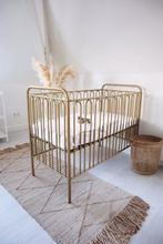 Goudkleurig Ledikant 60x120 - Zo Goed Als Nieuw!, Kinderen en Baby's, Babywiegjes en Ledikanten, Ophalen of Verzenden, Zo goed als nieuw