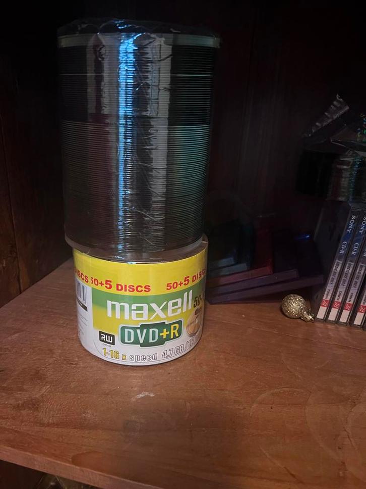 Cd-r, dvd+r en lege hoesjes, Computers en Software, Beschrijfbare discs, Gebruikt, Cd, Op spindel, Ophalen