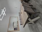 Eettafel met 6 stoelen, Huis en Inrichting, Zo goed als nieuw, 150 tot 200 cm, Rechthoekig, 50 tot 100 cm
