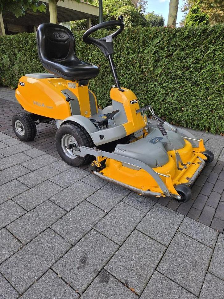 ✅Stiga villa silent HST, Tuin en Terras, Zitmaaiers, Gebruikt, 90 tot 120 cm, Ophalen