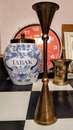 Vintage messing kaarsen houder van Christian de Beaumont., Antiek en Kunst, Ophalen of Verzenden