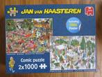 Puzzel Jan van Haasteren 2 x 1000 stukjes nieuw in plastic, Hobby en Vrije tijd, Denksport en Puzzels, Ophalen of Verzenden, 500 t/m 1500 stukjes