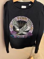 DZINE ZWART DESIGN SWEATSHIRT, MAAT: 140/146, Meisje, Trui of Vest, Ophalen of Verzenden, Zo goed als nieuw