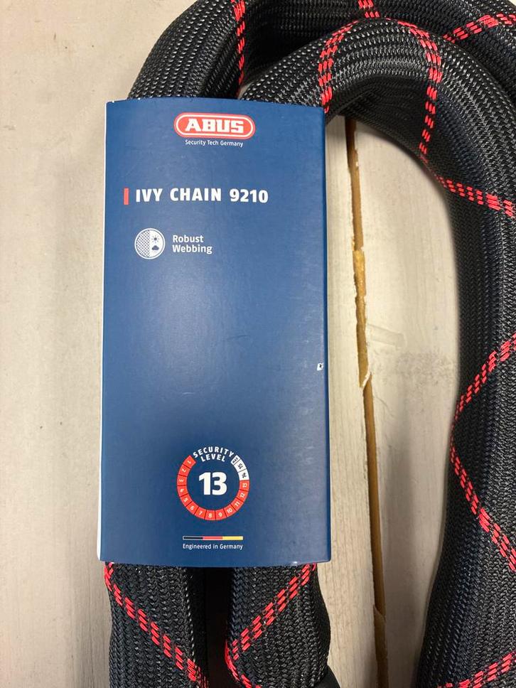ABUS Ivy Chain 9210 Kettingslot, Fietsen en Brommers, Fietsaccessoires | Fietssloten, Nieuw, Kettingslot, Ophalen of Verzenden