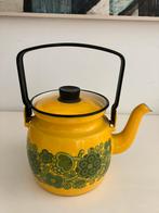 Finel primavera Maaret koffiepot geel Raija Uosikkinen, Antiek en Kunst, Antiek | Emaille, Ophalen of Verzenden