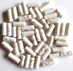 Gemarmerde buis kralen 12 mm, Verzenden, Nieuw, Kraal