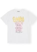 Ganni T-Shirt Basic Cotton Jersey Teddy, maat S, Ganni, Ophalen of Verzenden, Nieuw, Korte mouw
