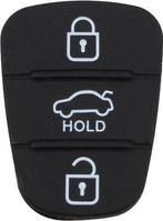 Vervanging 3 Knoppen Siliconen Pad Hyundai / Kia Autosleutel, Ophalen of Verzenden, Nieuw, Kia