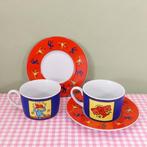 Keith Haring Könitz servies kop en schotel koffiekop, Ophalen of Verzenden, Gebruikt, Porselein, Kop en/of schotel