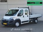 Citroën Jumper 140PK Open Laadbak Dubbele Cabine Euro6 Prit, Auto's, Bestelauto's, Gebruikt, Euro 6, 4 cilinders, Wit