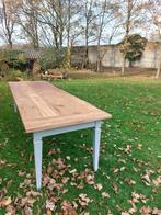 houten tafel retro 3.00 x 0.90, Huis en Inrichting, Tafels | Eettafels, Gebruikt, 200 cm of meer, 50 tot 100 cm, Rechthoekig