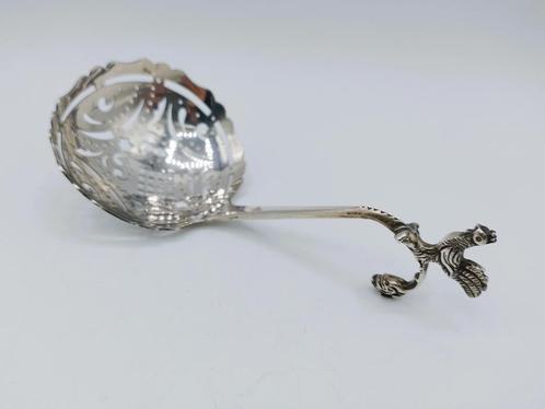 Zilveren strooilepel, J. van de Dussen, Schoonhoven, 1919, Antiek en Kunst, Antiek | Goud en Zilver, Zilver, Verzenden