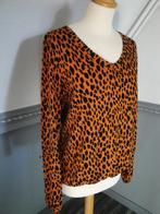 Cognac/zwart topje MISS ETAM maat L, Kleding | Dames, Tops, Bruin, Maat 42/44 (L), Ophalen of Verzenden, Zo goed als nieuw