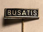 Metalen BUSATIS LANDBOUW WERKTUIGENMERK Speld (Blauw)., Verzamelen, Speldjes, Pins en Buttons, Verzenden, Zo goed als nieuw, Transport