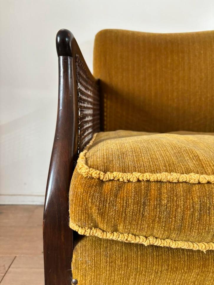 Chippendale-stijl bergère armstoel, Antiek en Kunst, Antiek | Meubels | Stoelen en Banken, Ophalen