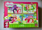 Gloednieuw 4 in 1 Strawberry Shortcake Puzzels, Ophalen of Verzenden, 10 tot 50 stukjes, Nieuw, 4 tot 6 jaar