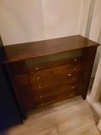 mooie teakhouten ladenkast, Ophalen, Gebruikt, 5 laden of meer, 50 tot 100 cm
