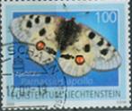 Postzegel van Liechtenstein 2009: vlinder 1.00, Ophalen of Verzenden, Gestempeld