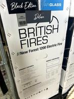 new forest British fire 1200 deluxe en dark glass, Ophalen of Verzenden, Nieuw, Inbouwhaard, Elektrische haard