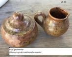 Frans roomstelletje oud gesteente, Antiek en Kunst, Antiek | Keukenbenodigdheden, Ophalen of Verzenden