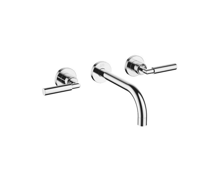 DORNBRACHT TARA 3-GATS WAND WASTAFELMENGKRAAN AFBOUWDEEL, Doe-het-zelf en Verbouw, Sanitair, Nieuw, Kraan, Chroom, Ophalen of Verzenden