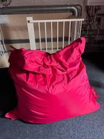 Fatboy Zitzak Rood met Grijze Hoes, Huis en Inrichting, Zitzakken, Ophalen, Gebruikt, Rood, Zitzak