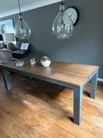 Glazen hanglampen boven eettafel, Huis en Inrichting, Ophalen, Gebruikt, Glas, 50 tot 75 cm