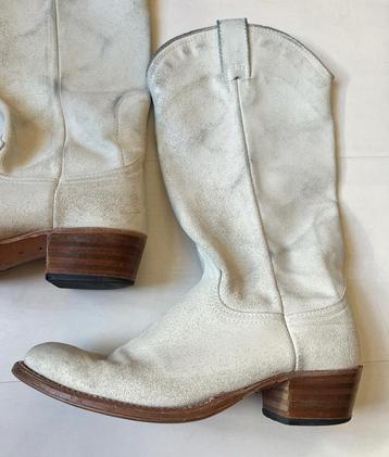 Sendra Witte Cowboy Laarzen Maat 38 geruwd leer beschikbaar voor biedingen