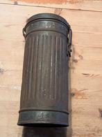 Duitse gasmasker bus met nummer, Ophalen of Verzenden, Landmacht, Duitsland, Overige typen