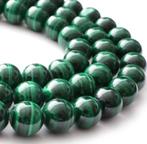 Streng Groene Malachiet natuursteen kralen 8 mm, Ophalen, Nieuw, Kraal