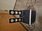Logitech Z4 speakers met woofer, Computers en Software, Pc speakers, Ophalen, Zo goed als nieuw