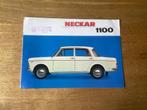 Neckar 1100 Brochure, Boeken, Auto's | Folders en Tijdschriften, Ophalen of Verzenden