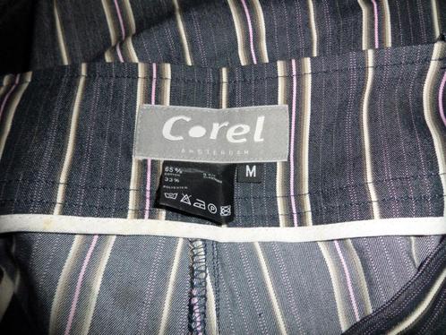 COREL Amsterdam wijde gestreepte broek. Maat M. Nieuwstaat!, Kleding | Dames, Broeken en Pantalons, Zo goed als nieuw, Maat 38/40 (M)