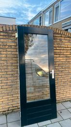 Achterdeur 82 x2015  hardhout dubbelglas, Doe-het-zelf en Verbouw, Deuren en Horren, Ophalen of Verzenden, Zo goed als nieuw, Binnendeur