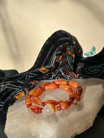 Carneool vreugde beschermt energie daadkracht powerful, Sieraden, Tassen en Uiterlijk, Kettingen, Nieuw, Oranje, Ophalen of Verzenden