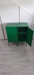 2 Groenen metalen Ikea kastje, Ophalen, Zo goed als nieuw