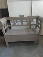 Mooie houten klepbank., Tuin en Terras, Tuinbanken, Ophalen, Zo goed als nieuw, Hout