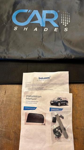 Car Shades zonneschermen Skoda Karoq beschikbaar voor biedingen