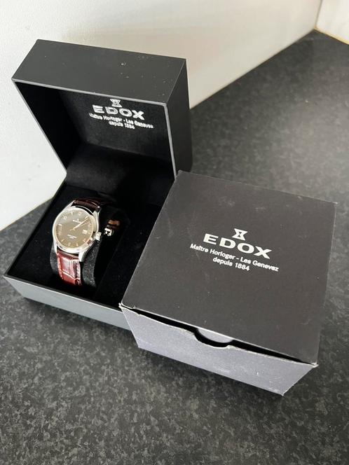 Edox WRC horloge nieuw in box, Sieraden, Tassen en Uiterlijk, Horloges | Dames, Nieuw, Polshorloge, Overige merken, Staal, Leer