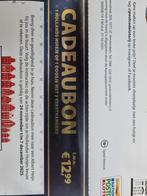 Hollands huisje of hangers, Tickets en Kaartjes, Eén persoon, Cadeaubon